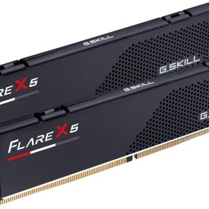 G.SKILL Flare X5 系列 DDR5 RAM (AMD Expo & Intel XMP 3.0) 32GB (2x16GB) 6000MT/s CL36-36-96 1.35V 台式电脑内存 U-DIMM - 哑光黑色 (F5-6) 000J3 636F16GX2-FX5)